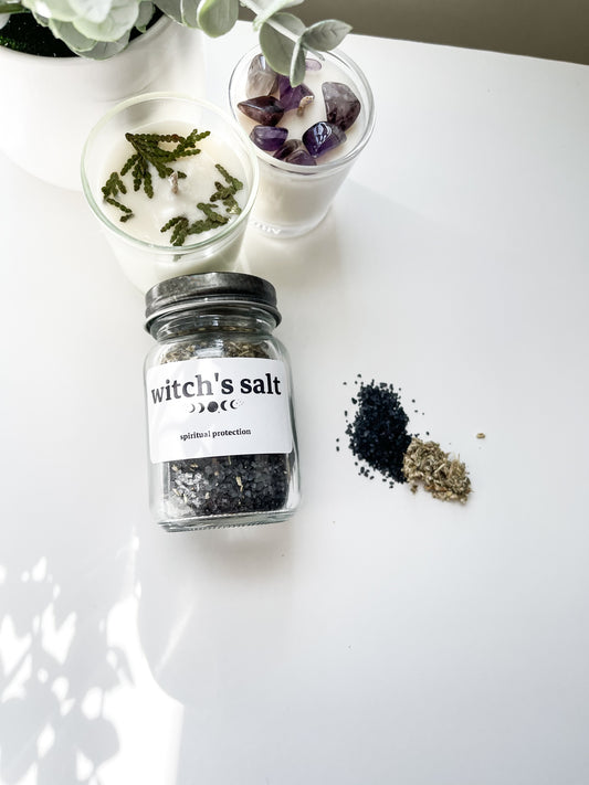 WITCH'S BLACK SALT | Spiritual Protection & Ritual Salts